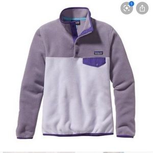 Patagonia Women's Synchilla Snap-T Fleece Pullover in purple